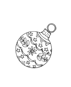 ornament coloring page