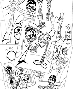 Dexters Laboratory Coloring Pages