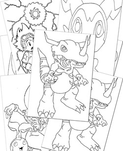 Digimon Coloring Pages