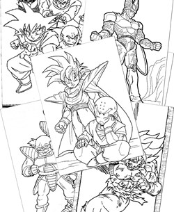 Dragonball Z Coloring Pages