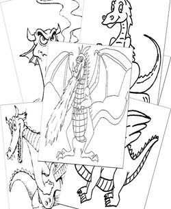 Dragons Coloring Pages