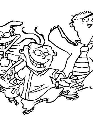 ed edd and eddy coloring page