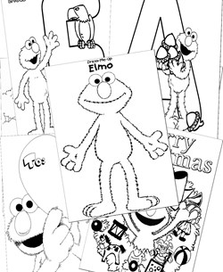 Elmo Coloring Pages