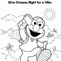 Elmo Thanksgiving Coloring Pages For Kids 8