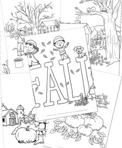 Fall Coloring Pages