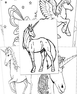 Fantasy Creatures Coloring Pages