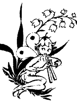 fairy music coloring page
