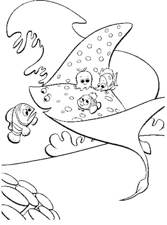 sting ray coloring page