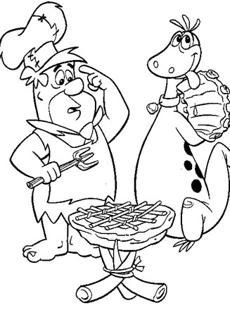 bbq coloring pages