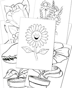 Flowers Coloring Pages