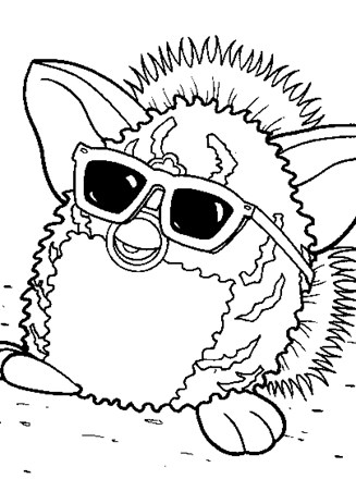 furby with glasses