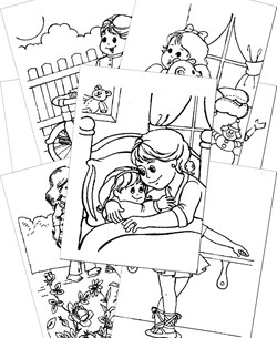 Girls Coloring Pages