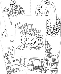 Halloween Coloring Pages