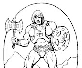 heman coloring pages