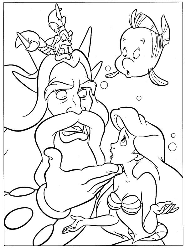 The Little Mermaid Coloring Pages - AllKidsNetwork.com
