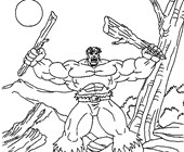 incredible hulk coloring pages all kids network