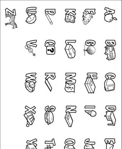 aphabet coloring page coloring page