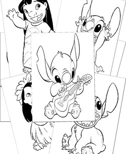 Lilo and Stitch Coloring Pages