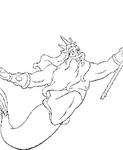 littlemermaid1a coloring page