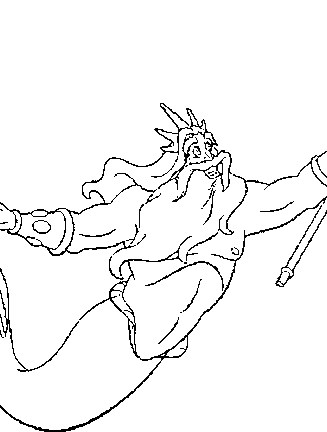 littlemermaid1a coloring page