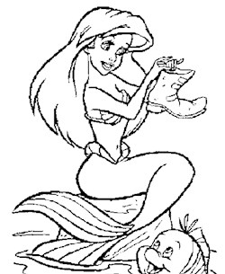 littlemermaid5a coloring page
