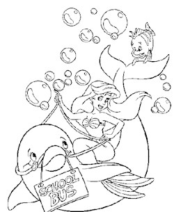 littlemermaid6a coloring page