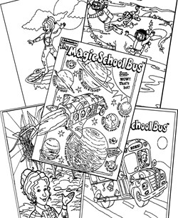 Magic School Bus Coloring Pages