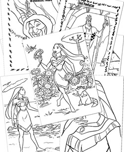 Pocahontas Coloring Pages