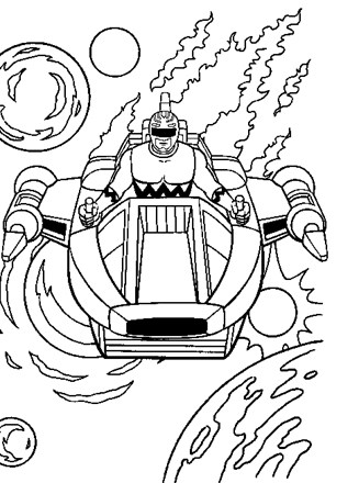 power rangers 3a coloring page