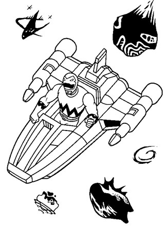Power Rangers Coloring Page - power rangers 4a | All Kids Network