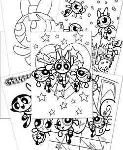 PowerPuff Girls Coloring Pages