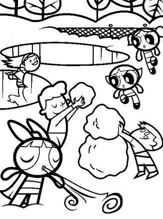 Powerpuff Girls Coloring Pages for Kids - Get Coloring Pages