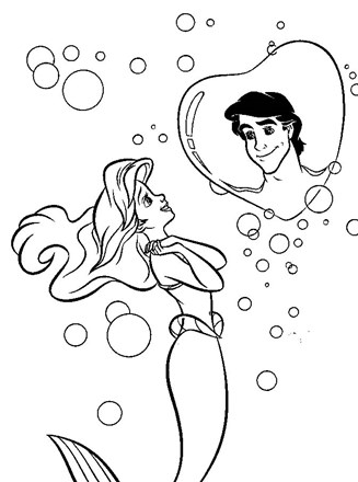 540 Collections Coloring Pages Princess Ariel  Latest