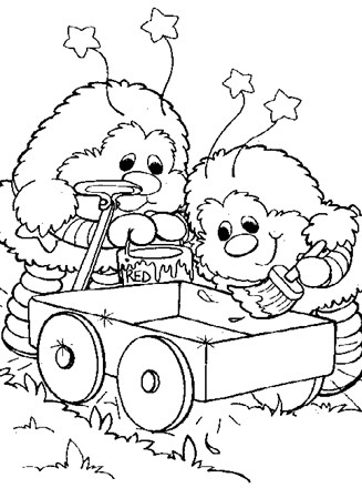 rainbow brite page coloring page
