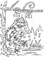 Rugrats Coloring Page - chuckie | All Kids Network