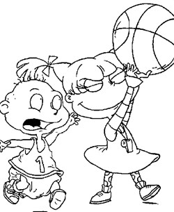 rugrats tommy coloring page