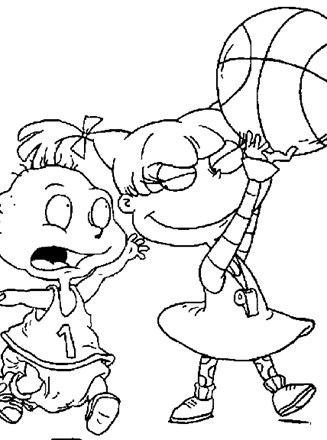 rugrats coloring page rugrats tommy all kids network