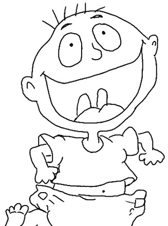 rugrats tommy coloring pages