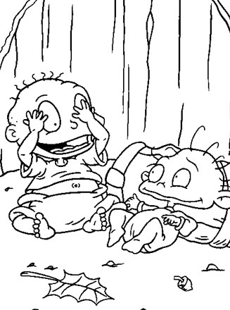 rugrats tommy coloring pages