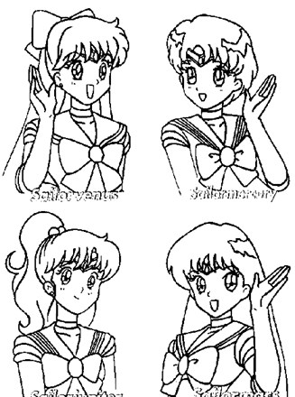 sailor moon  coloring page