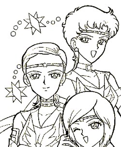 sailor moon 4a coloring page