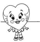 shape heart coloring page coloring page