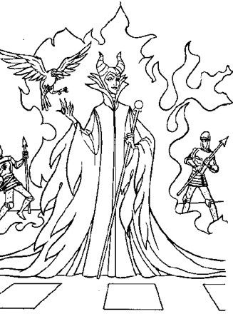 sleeping beauty coloring pages