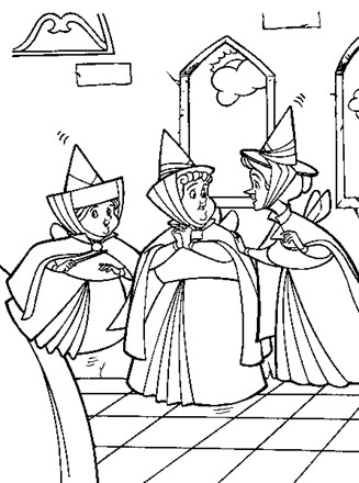 the good faries coloring page