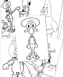 Spongebob Squarepants Coloring Pages