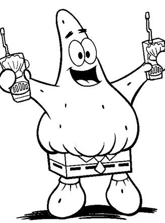 spongebob patrick coloring pages