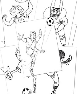 Sports Coloring Pages