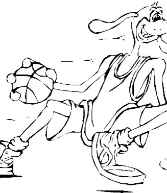 basketball coloring pages coloring page