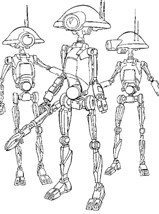 star wars androids coloring page