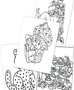 Strawberry Shortcake Coloring Pages